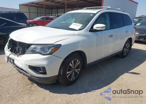 2017 Nissan Pathfinder Sl z USA, uszkodzony, nr VIN 5N1DR2MN0HC658299